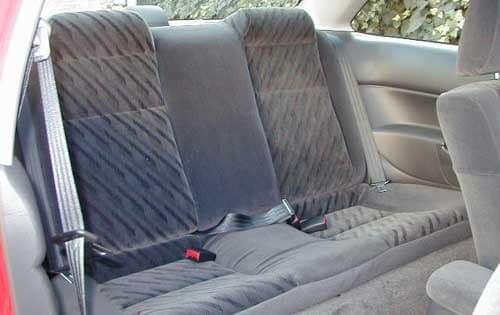 1999 Honda Civic Si Coupe Rear Interior