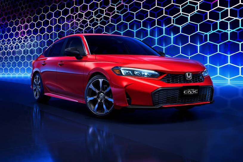 2026 Honda Civic Sport Touring Hybrid Sedan Exterior Shown