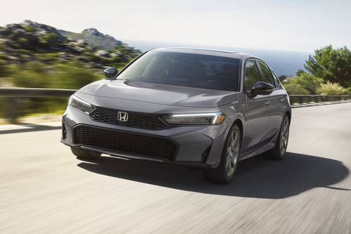 2026 Honda Civic Sport Touring Hybrid Sedan Exterior Shown