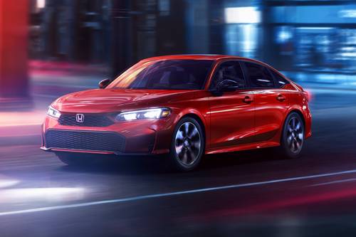 2026 Honda Civic Sport Touring Hybrid Sedan Exterior Shown