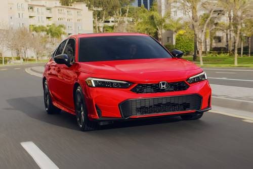 2026 Honda Civic Sport Touring Hybrid Sedan Exterior Shown