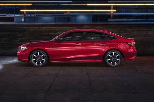 2026 Honda Civic Sport Touring Hybrid Sedan Profile Shown