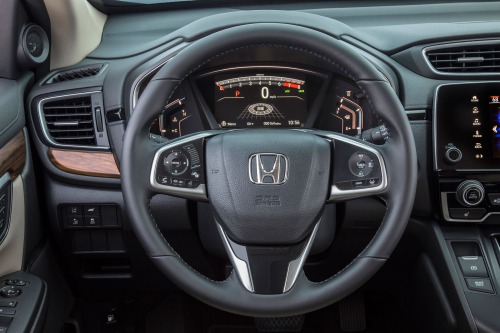 2017 Honda CR-V Touring 4dr SUV Steering Wheel Detail