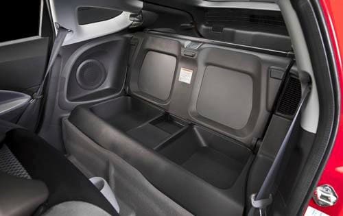 2012 Honda CR-Z Rear Interior