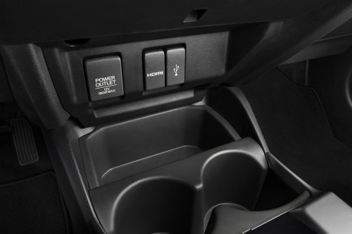 2017 Honda Fit EX-L w/Navigation 4dr Hatchback Cupholders