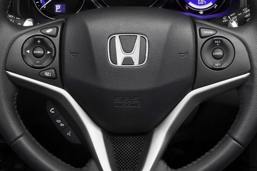 2017 Honda Fit EX-L w/Navigation 4dr Hatchback Steering Wheel Detail