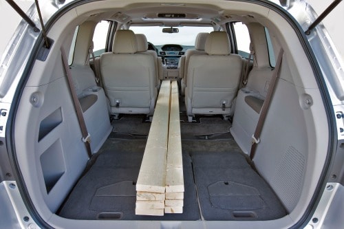 2012 Honda Odyssey Touring Elite Passenger Minivan Cargo Area
