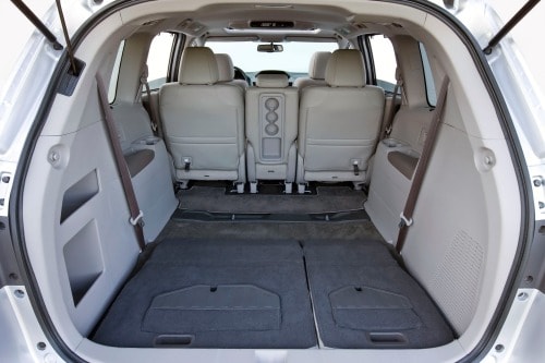 2012 Honda Odyssey Touring Elite Passenger Minivan Cargo Area