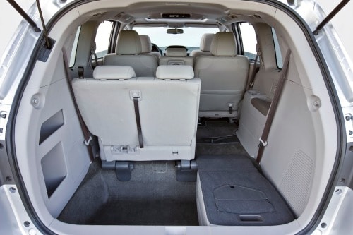 2012 Honda Odyssey Touring Elite Passenger Minivan Cargo Area