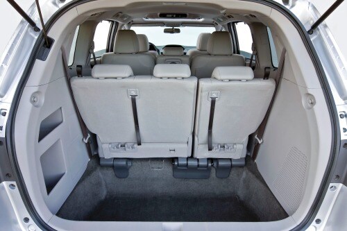 2012 Honda Odyssey Touring Elite Passenger Minivan Cargo Area