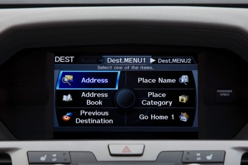 2012 Honda Odyssey Touring Elite Passenger Minivan Navigation System