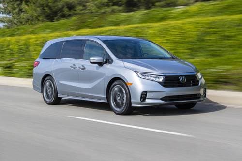 Honda Odyssey Elite Passenger Minivan Exterior Shown