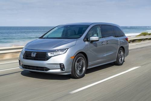 Honda Odyssey Elite Passenger Minivan Exterior Shown