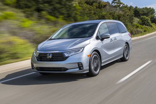 Honda Odyssey Elite Passenger Minivan Exterior Shown