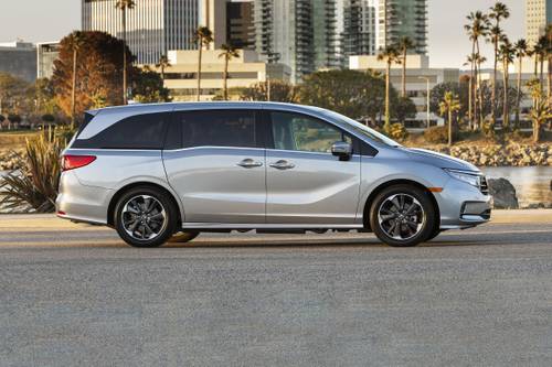 Honda Odyssey Elite Passenger Minivan Profile Shown