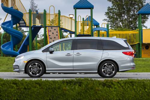 Honda Odyssey Elite Passenger Minivan Profile Shown