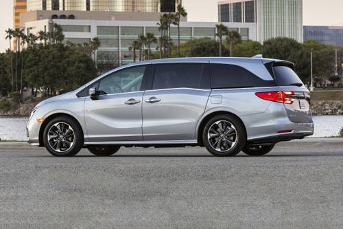 Honda Odyssey Elite Passenger Minivan Profile Shown