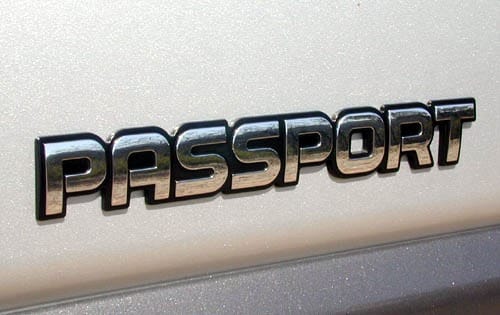 2000 Honda Passport Rear Badging