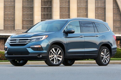 2016 Honda Pilot Elite 4dr SUV Exterior Shown