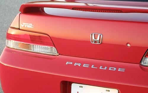 2001 Honda Prelude SH Rear Badging