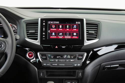 2017 Honda Ridgeline Black Edition Crew Cab Pickup Center Console