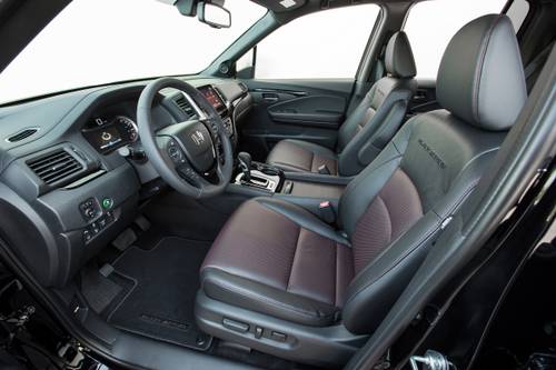 2017 Honda Ridgeline Black Edition Crew Cab Pickup Interior