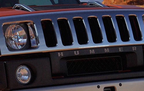 2008 HUMMER H2 SUT Front Grille and Badging