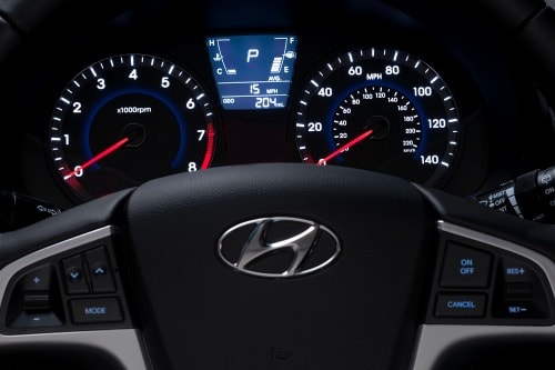 2013 Hyundai Accent GLS Sedan Gauge Cluster