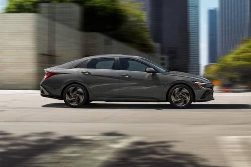 2024 Hyundai Elantra Hybrid Limited Sedan Profile Shown