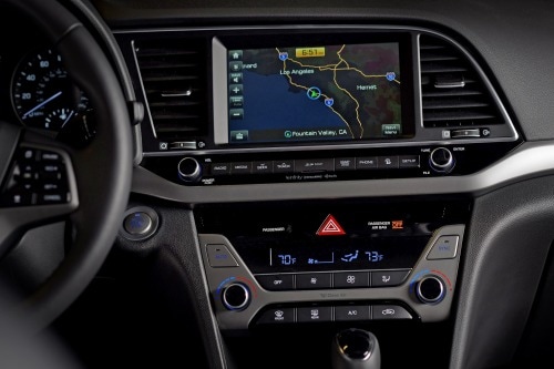 2017 Hyundai Elantra Limited Sedan Center Console