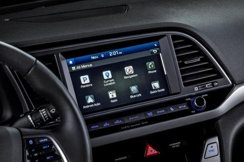 2017 Hyundai Elantra Limited Sedan Center Console