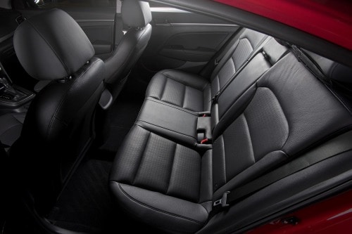 2017 Hyundai Elantra Limited Sedan Rear Interior