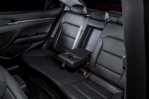 2017 Hyundai Elantra Limited Sedan Rear Interior