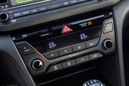 2017 Hyundai Elantra Sport Sedan Center Console