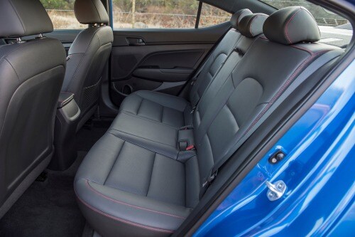 2017 Hyundai Elantra Sport Sedan Rear Interior