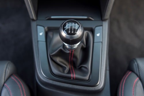 2017 Hyundai Elantra Sport Sedan Manual Shifter Shown.