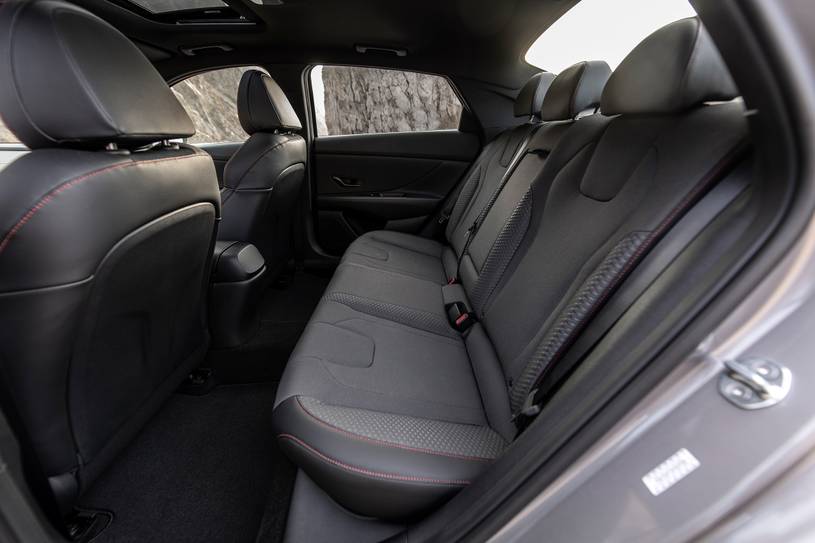 Hyundai Elantra N Line Sedan Rear Interior