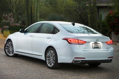 Used 2016 Hyundai Genesis 3 8 Sedan Review Ratings Edmunds 2016 Hyundai Genesis 3 8 Sedan Exterior
