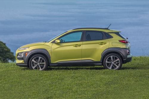 2018 Hyundai Kona Ultimate w/Lime Accent 4dr SUV Profile Shown