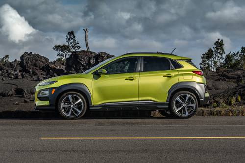 2018 Hyundai Kona Ultimate w/Lime Accent 4dr SUV Profile Shown