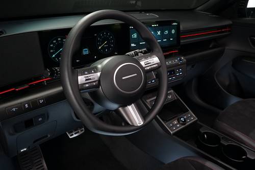 2025 Hyundai Kona N Line 4dr SUV Steering Wheel Detail
