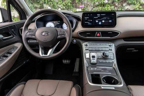 Hyundai Santa Fe Hybrid Limited 4dr SUV Steering Wheel Detail