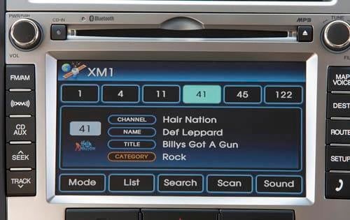 2011 Hyundai Santa Fe Limited Center Console