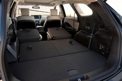2018 Hyundai Santa Fe Limited Ultimate 4dr SUV Rear Seats Down