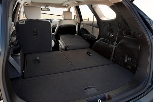 2018 Hyundai Santa Fe Limited Ultimate 4dr SUV Rear Seats Down
