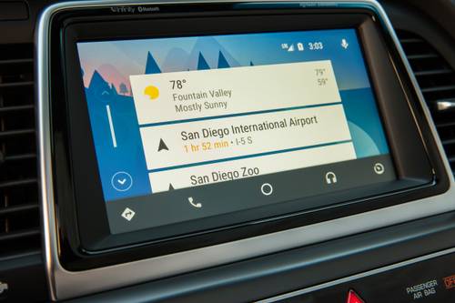 Hyundai Sonata Hybrid Limited Sedan Center Console