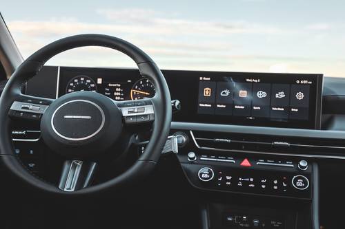 2026 Hyundai Sonata Limited Hybrid Sedan Steering Wheel Detail