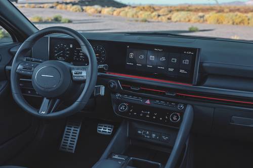 2026 Hyundai Sonata N Line Sedan Steering Wheel Detail