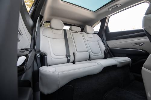 2025 Hyundai Tucson Limited Hybrid 4dr SUV Rear Interior
