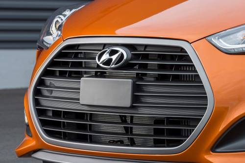 2017 Hyundai Veloster Turbo w/Orange Interior Accent 2dr Hatchback Front Badge
